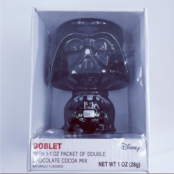 The Ultimate Sith Sip: Darth Vader Goblet with Hot‎ Chocolate Mix - Picture 1 of 10